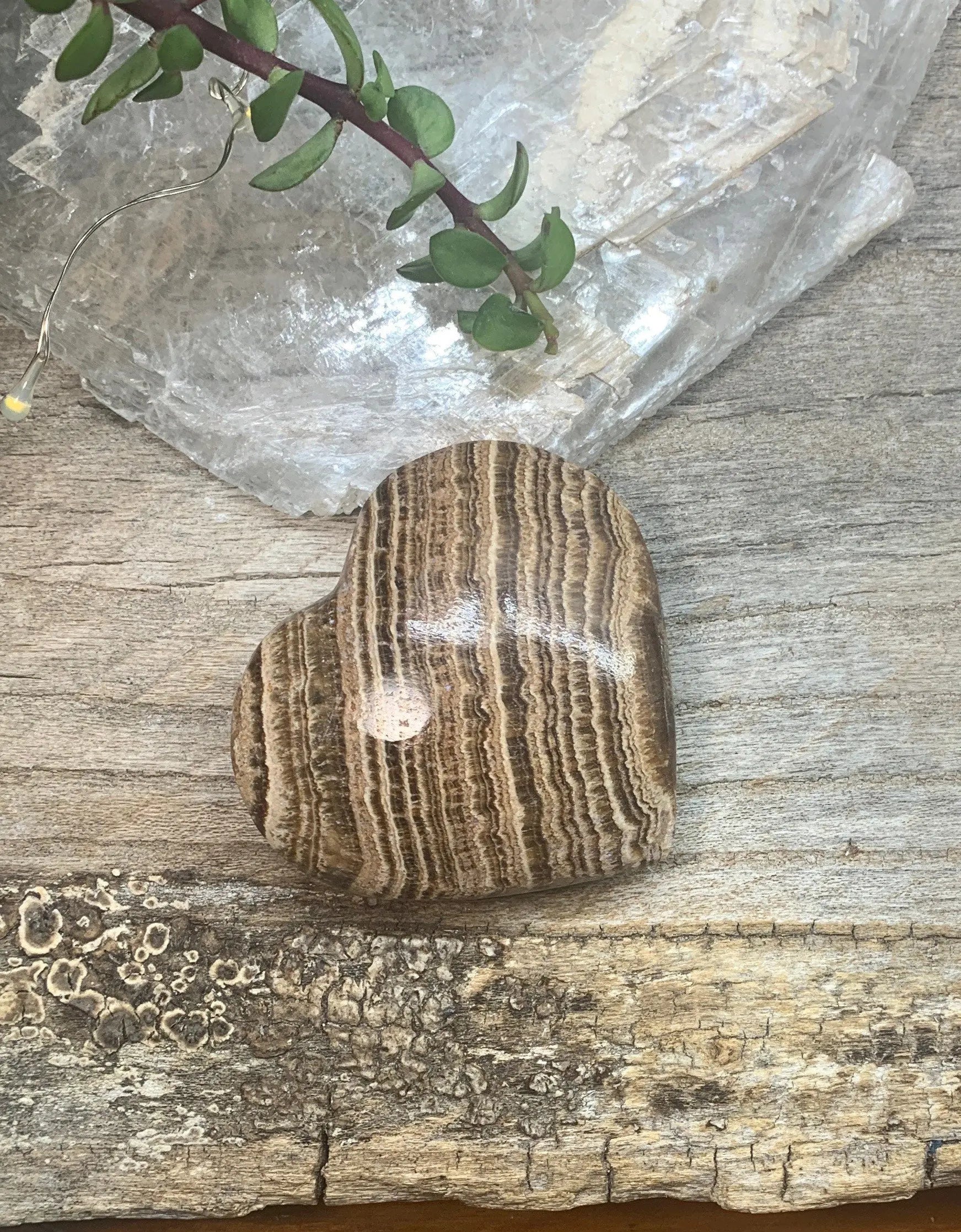 Argonite Puffy Heart HRT-0475 Shop Wholesale Crystals