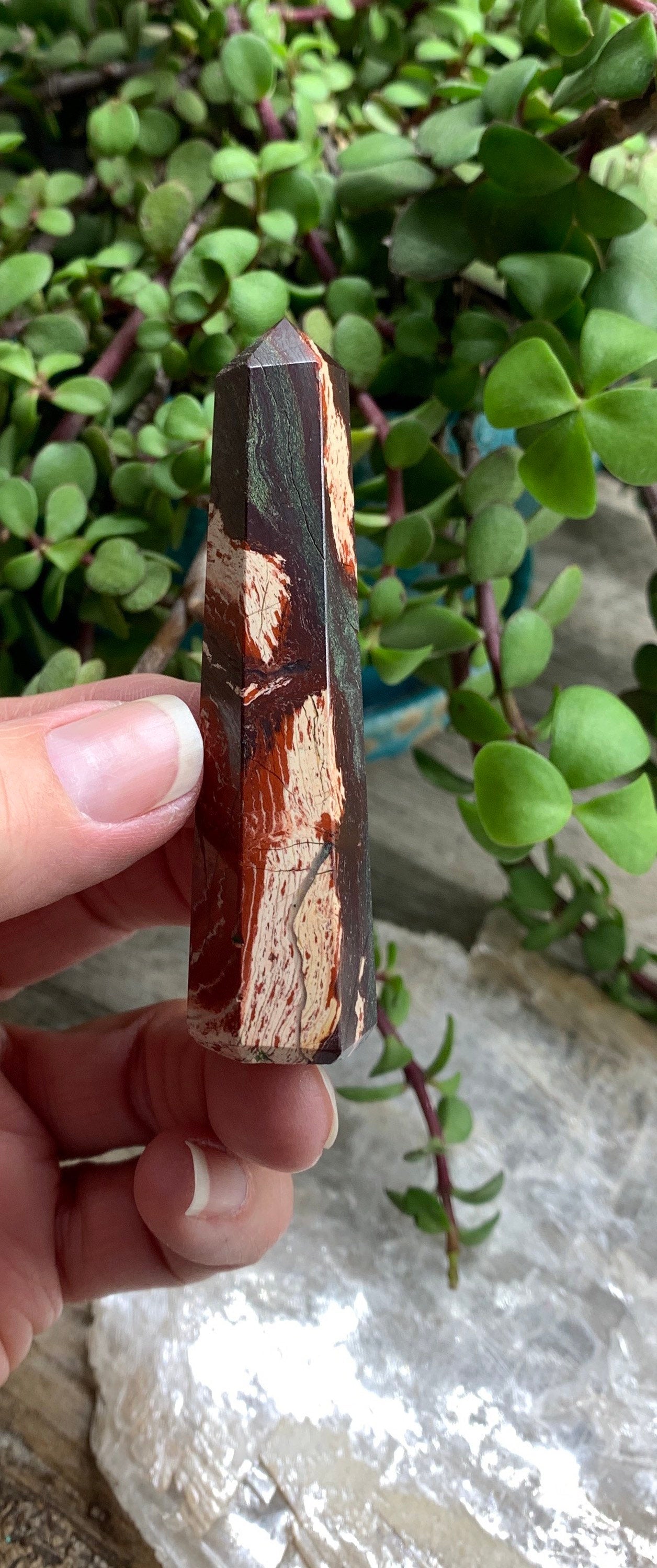 Snake Skin Jasper Obelisk OBL-0543