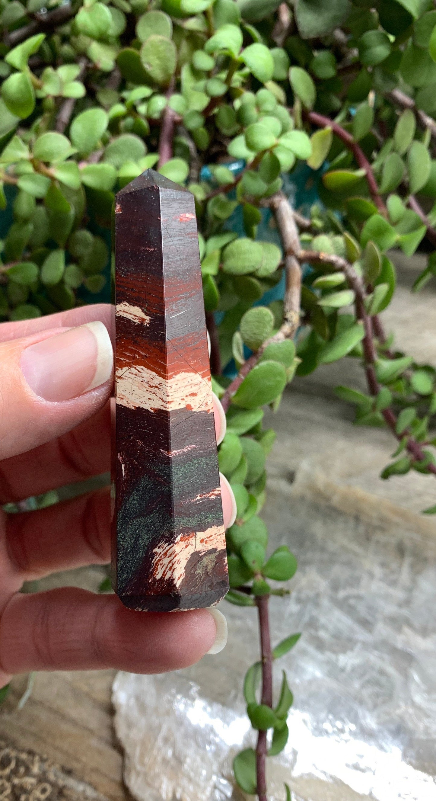 Snake Skin Jasper Obelisk OBL-0536