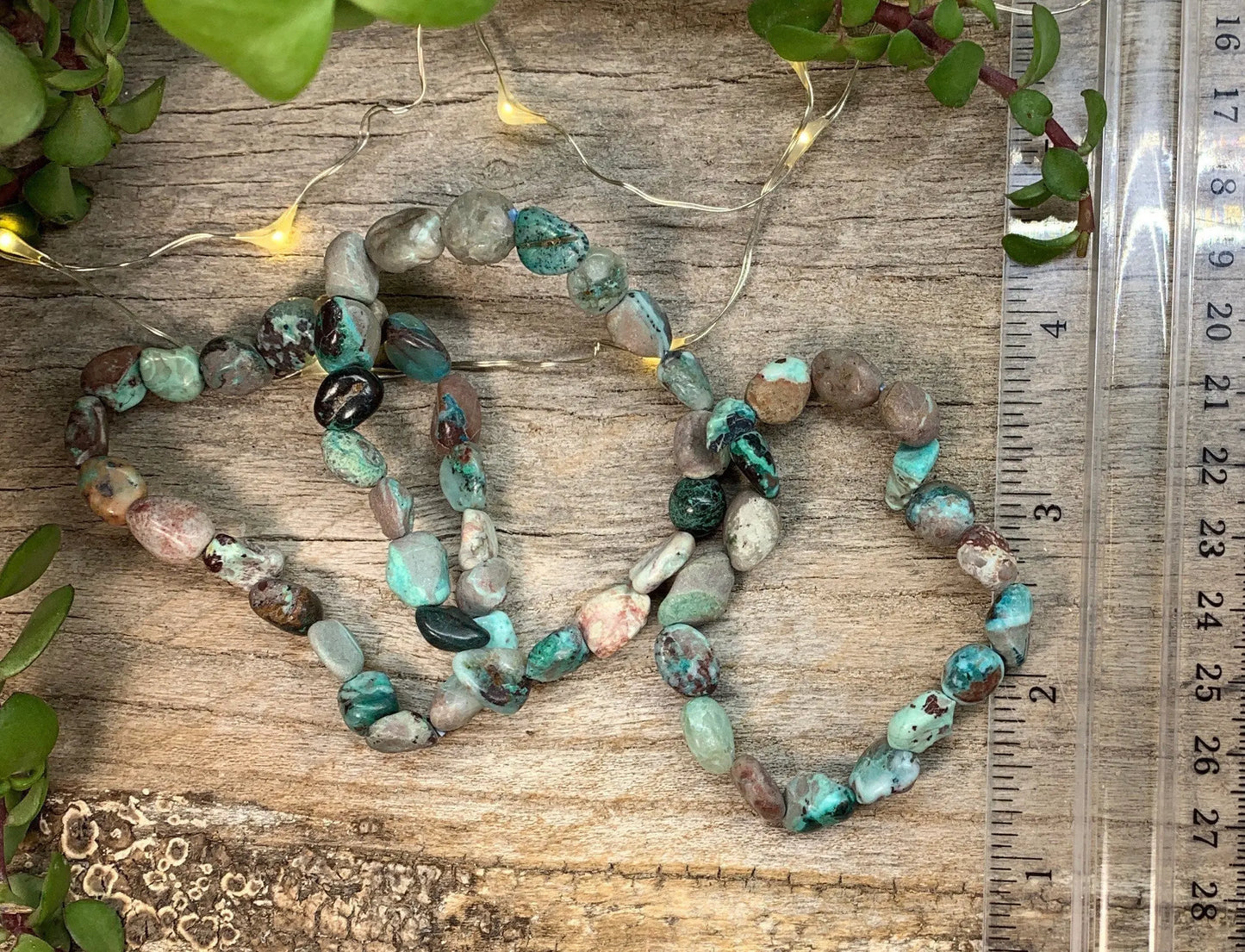 Chrisocolla Pebble Bracelet BRC-0126 Shop Wholesale Crystals