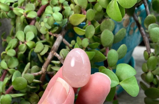 Rose Quartz Egg 3/4” 0424 Shop Wholesale Crystals