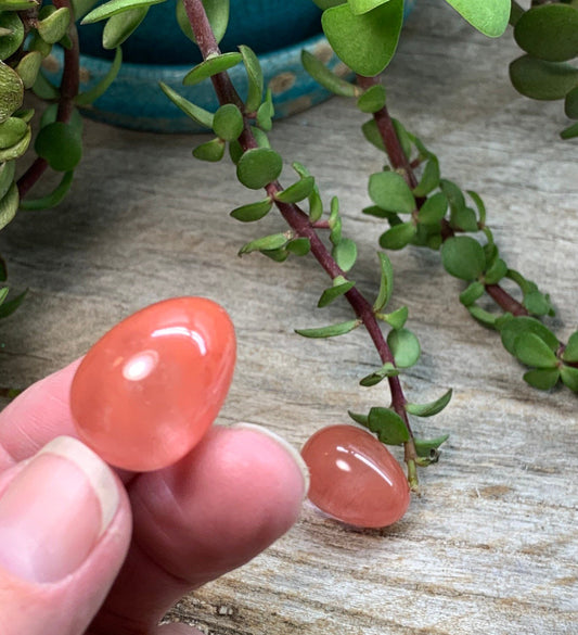 Cherry Quartz Egg 3/4” 0428