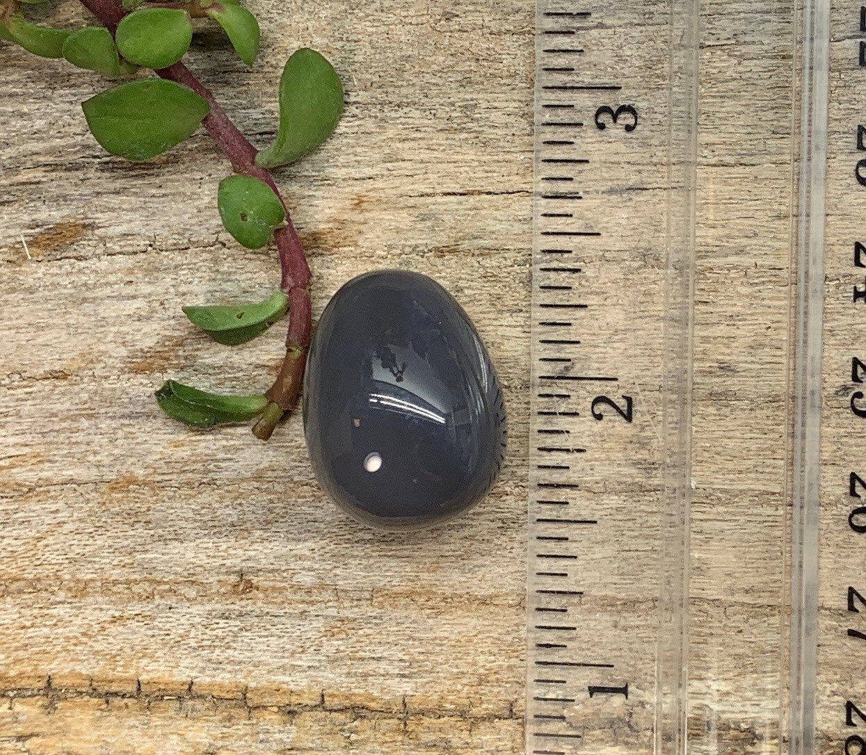 Grey Agate Egg 3/4” 1552