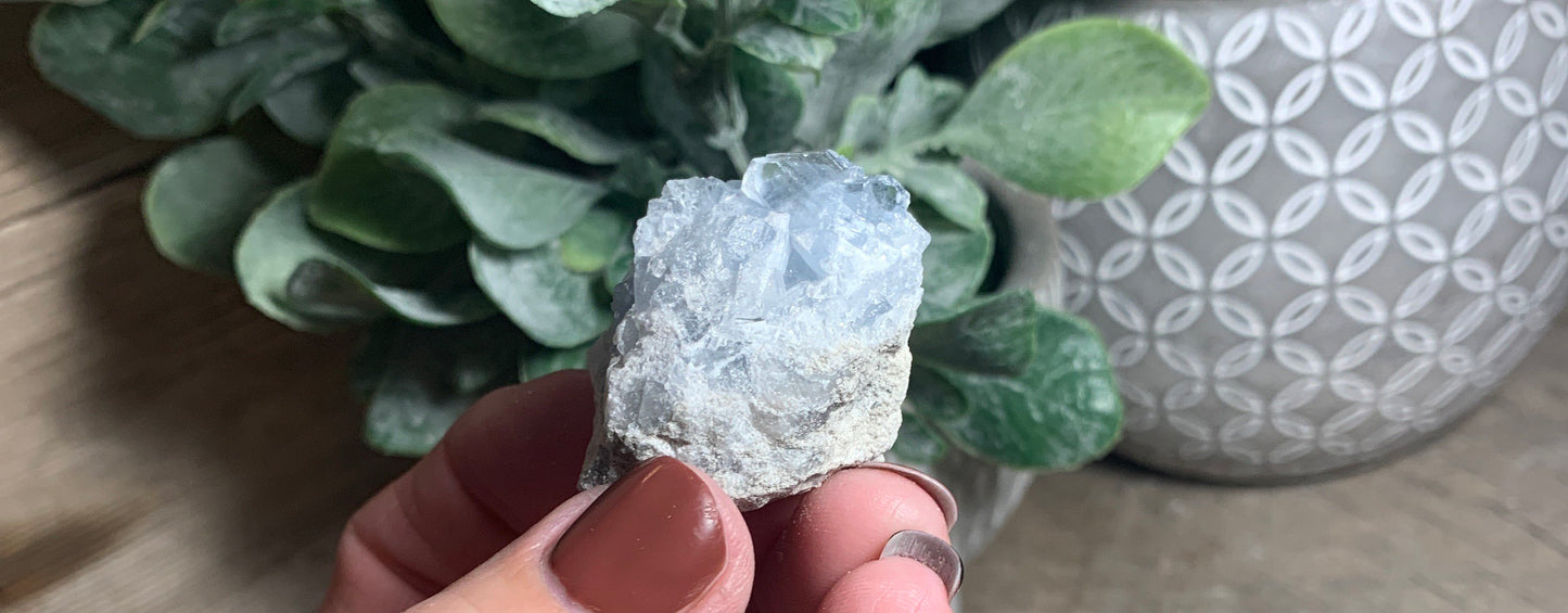 Celestite Raw Crystal CRY-0934