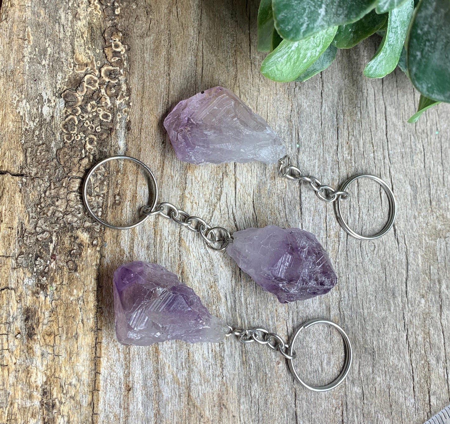 Amethyst Point Keychain 1172