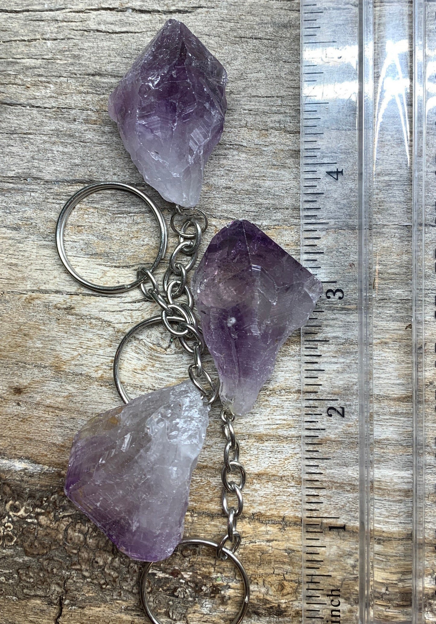 Amethyst Point Keychain 1172