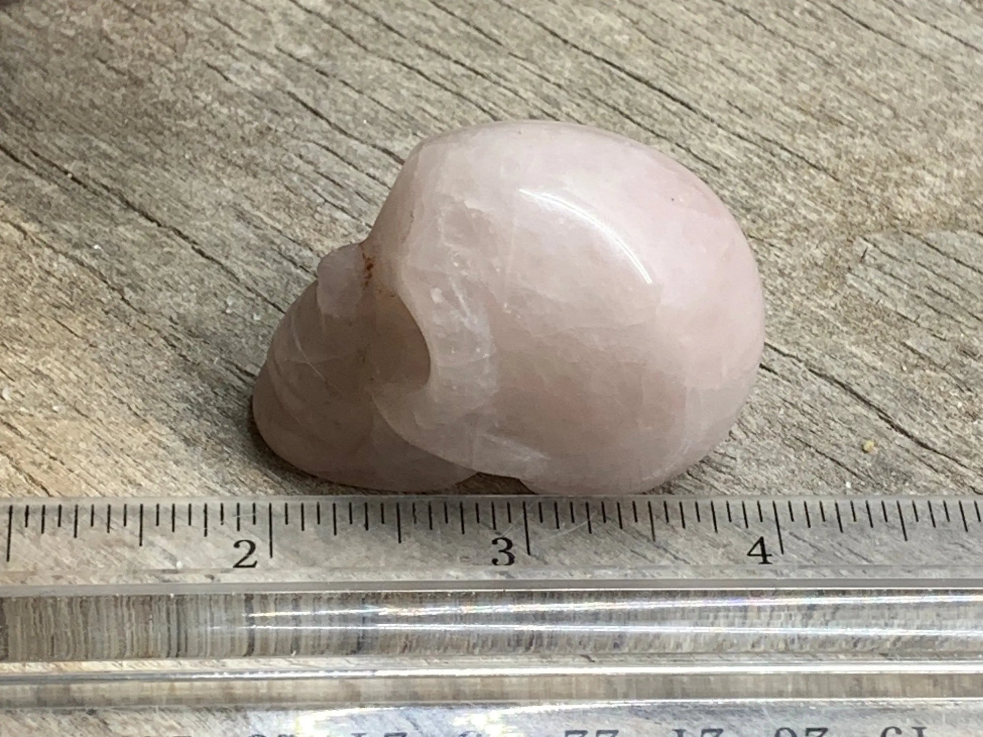 Rose Quartz Carved Skull FIG-0233 Shop Wholesale Crystals