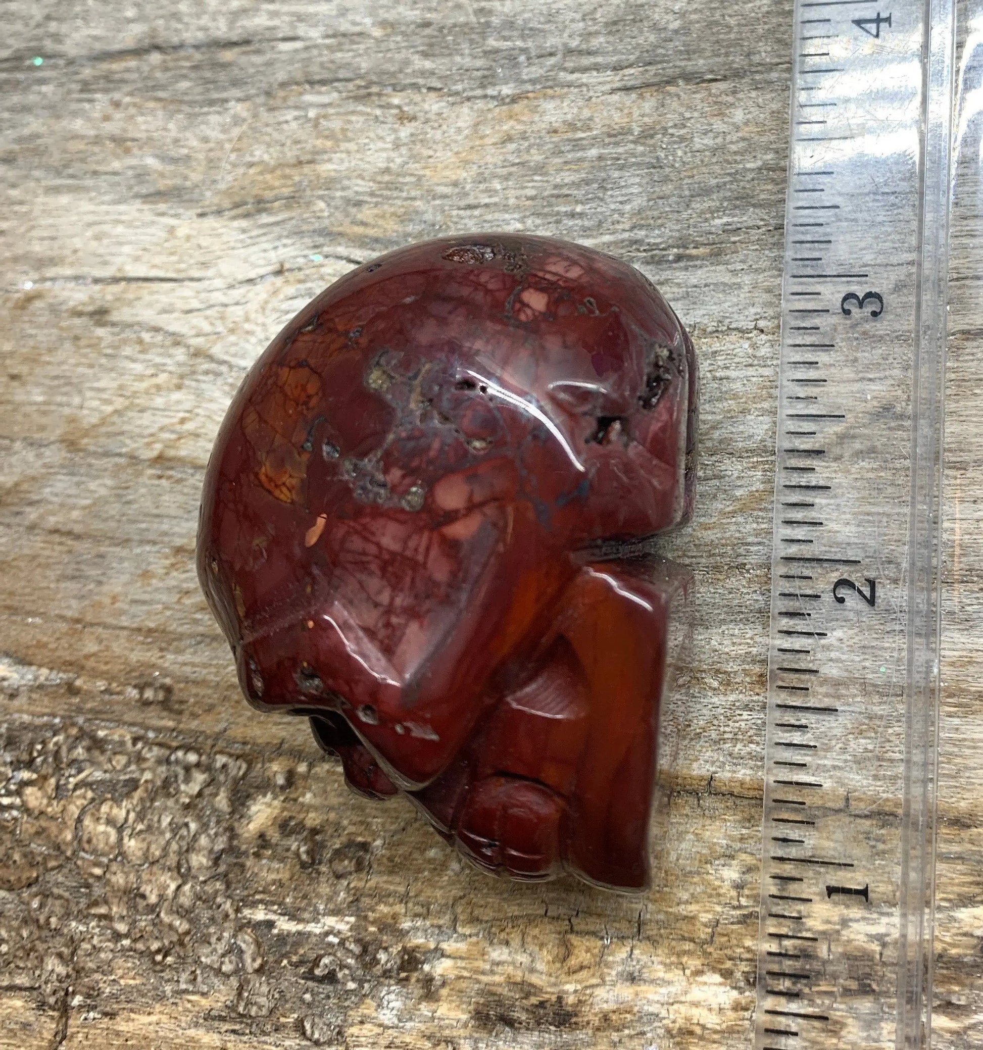 Red Jasper Carved Skull FIG-0200 Shop Wholesale Crystals