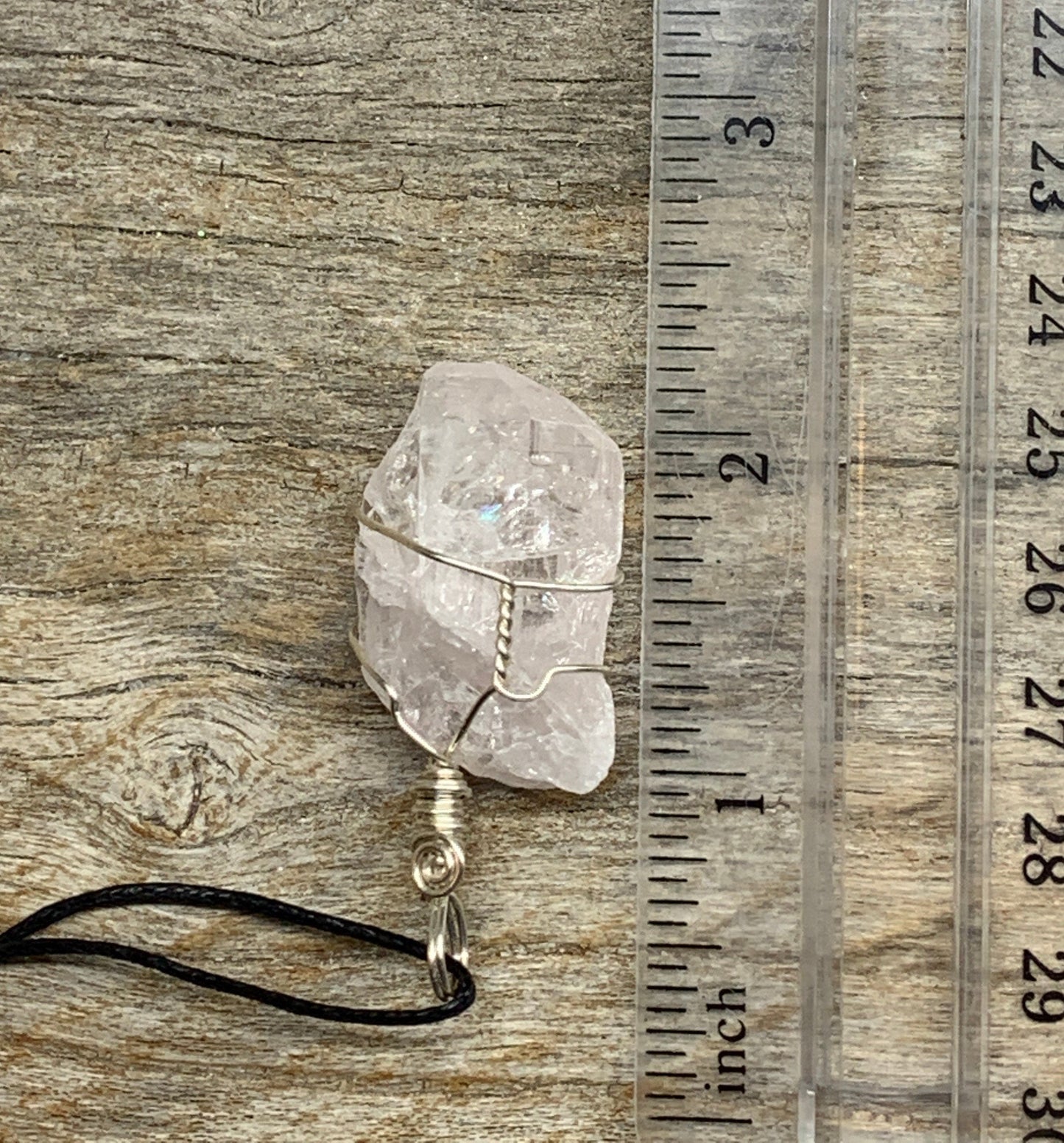 Danburite Wire Wrapped Necklace HOT-0520