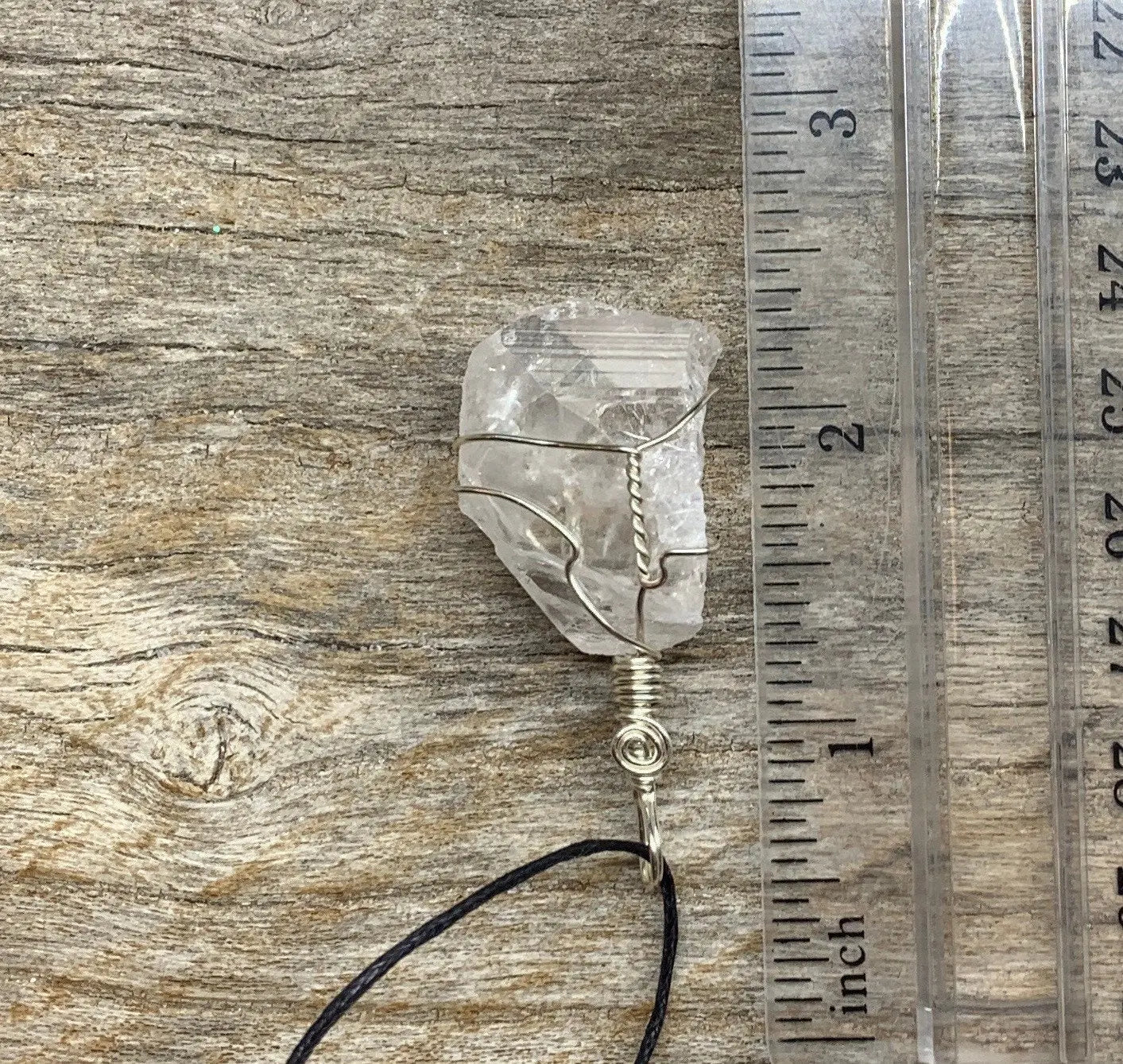 Danburite Wire Wrapped Necklace HOT-0511 Shop Wholesale Crystals