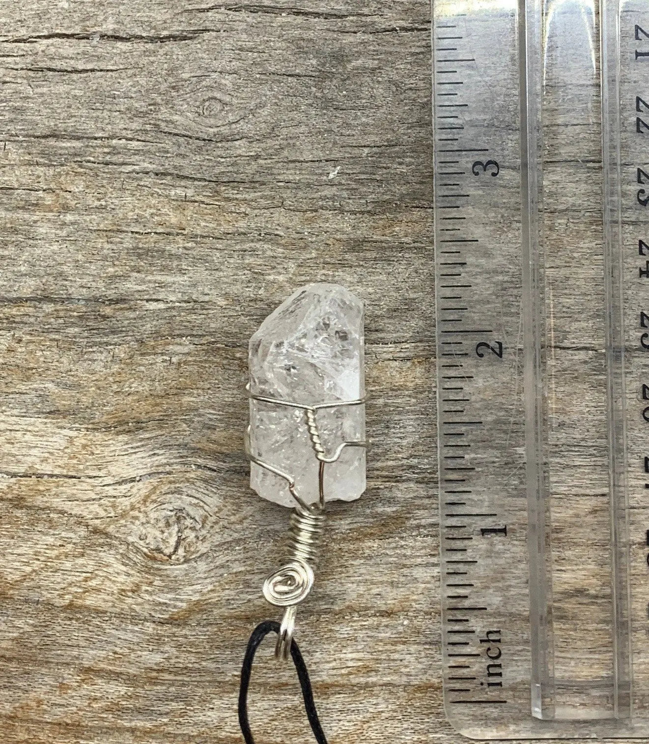 Danburite Wire Wrapped Necklace HOT-0502 Shop Wholesale Crystals