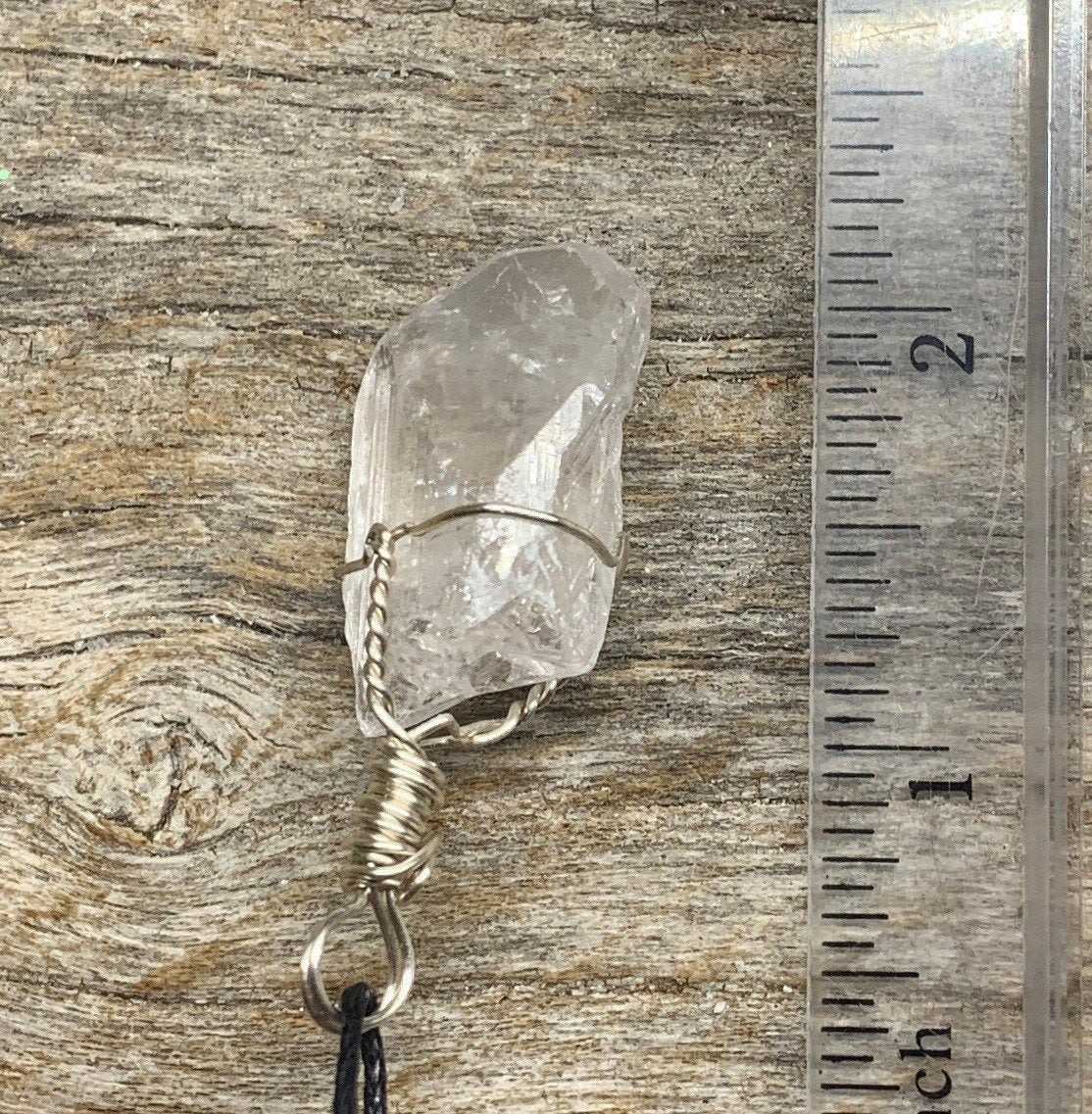 Danburite Wire Wrapped Necklace HOT-0506