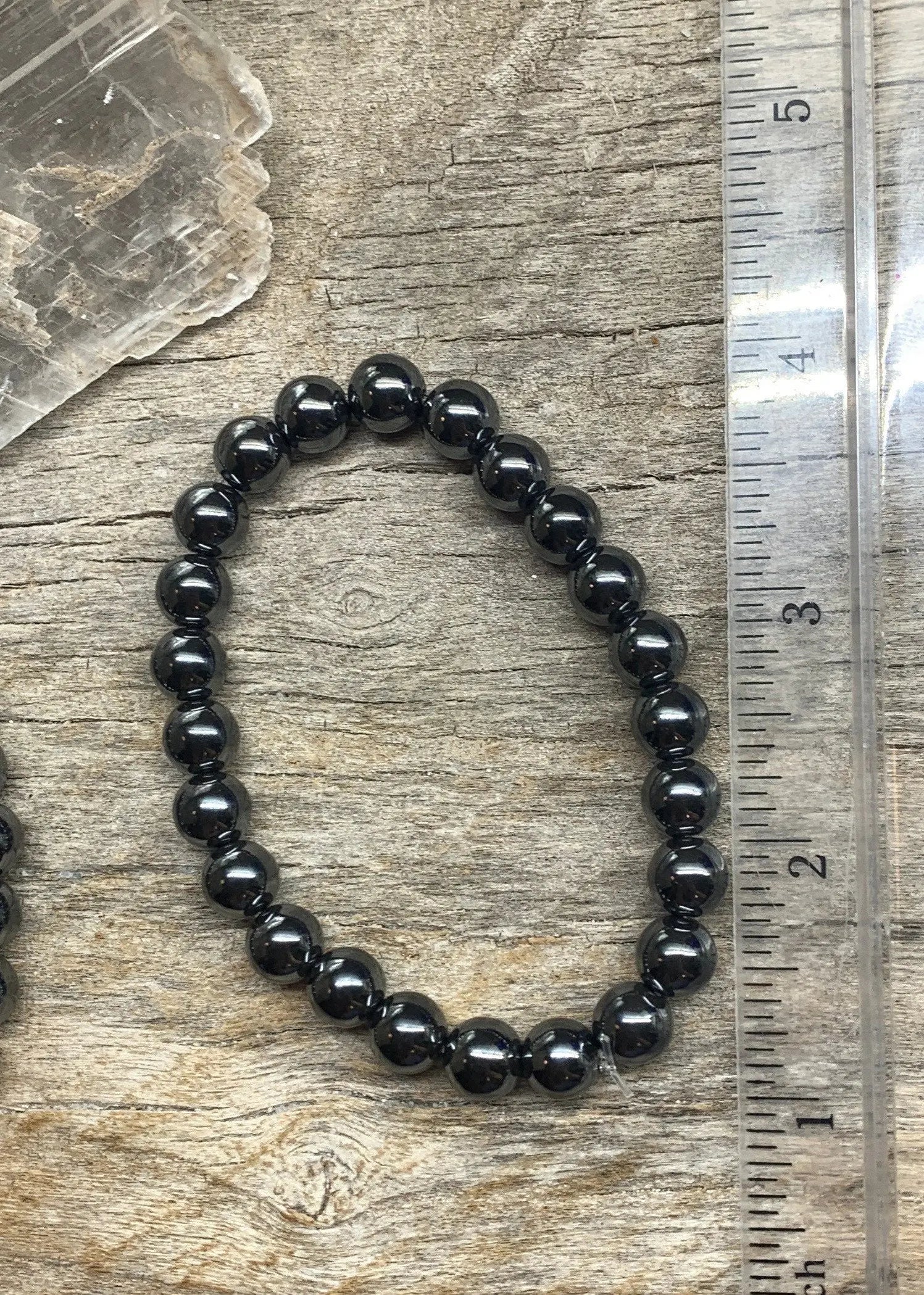 Hematite 8mm Bracelet BRC-0225 Shop Wholesale Crystals