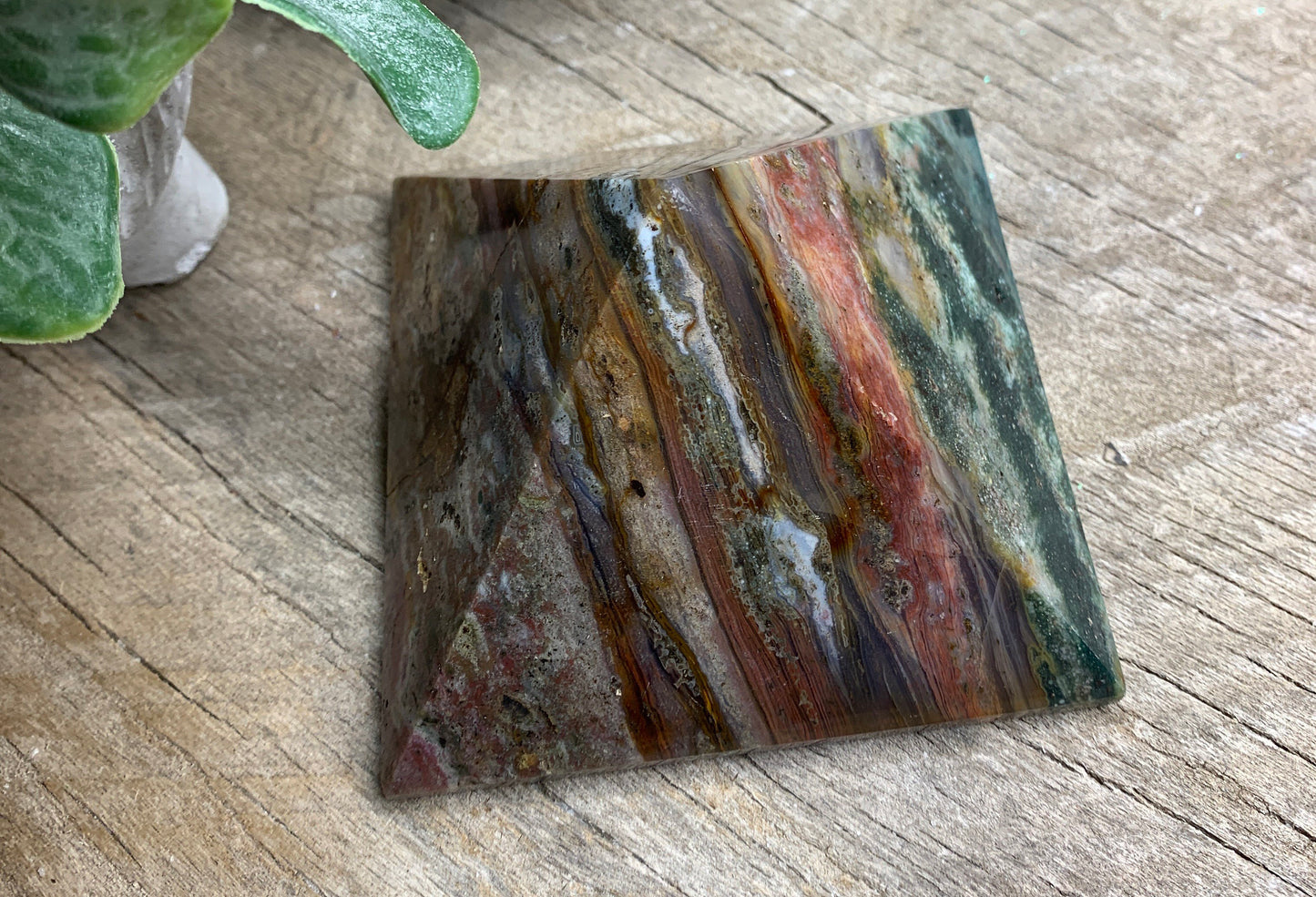 Ocean Jasper Pyramid PYR-0048