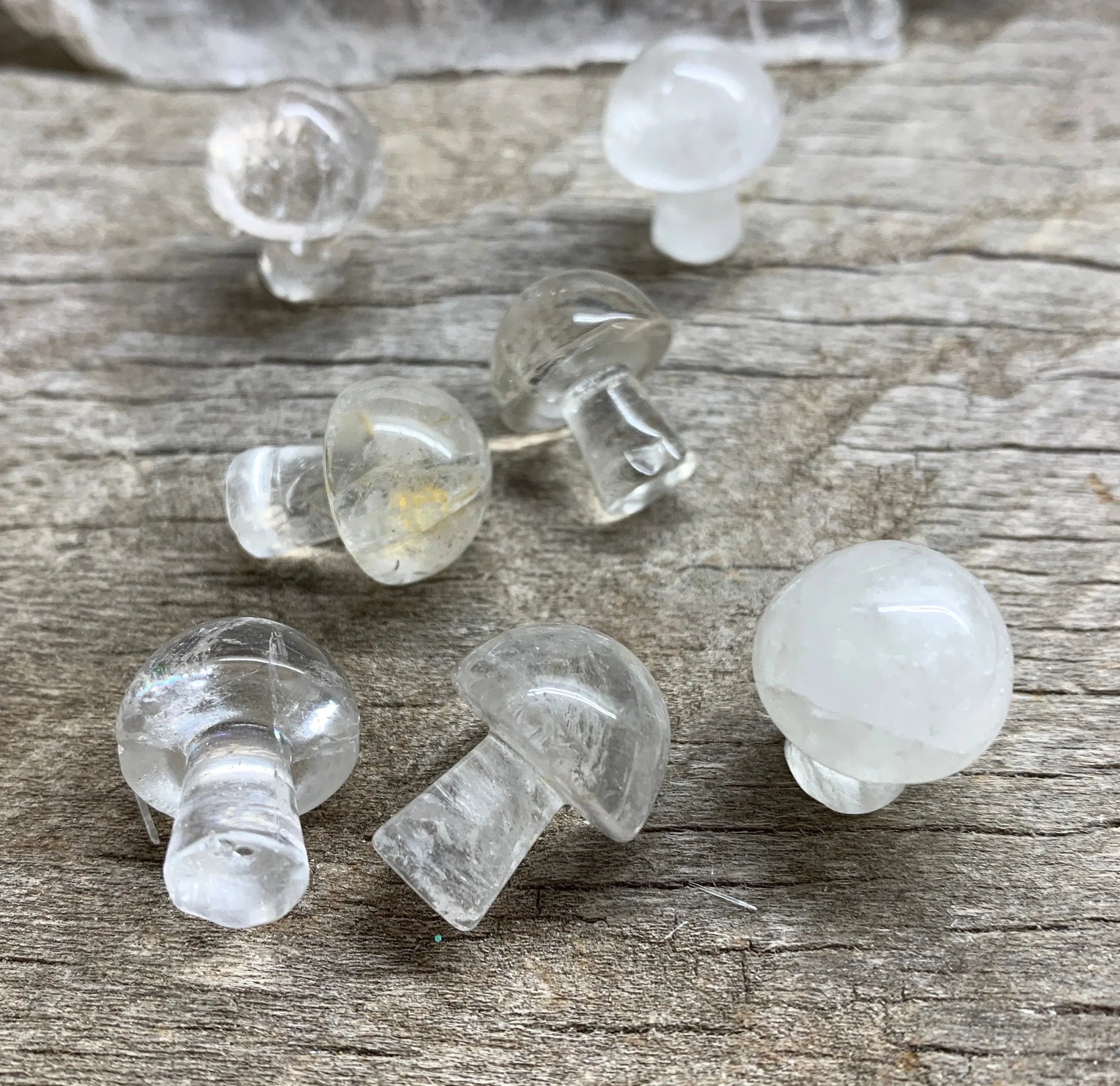 Quartz Mushroom (Approx. 5/8”x 3/4”) 0013 Shop Wholesale Crystals
