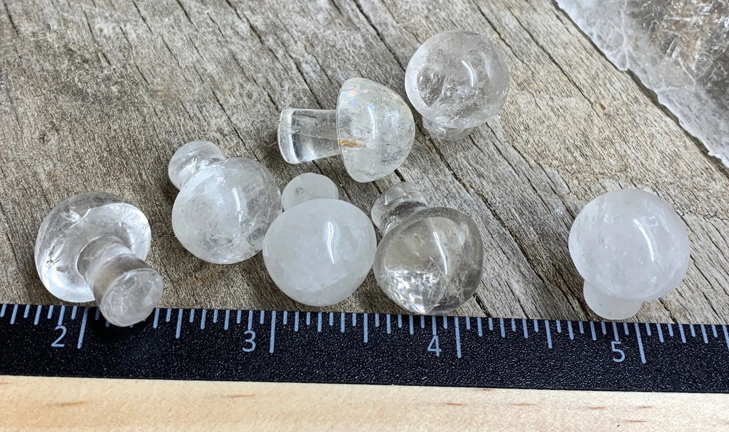 Quartz Mushroom (Approx. 5/8”x 3/4”) 0013 Shop Wholesale Crystals