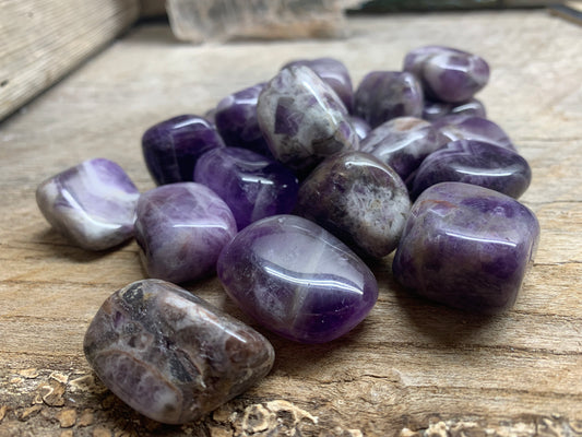 Amethyst Tumbled Stone 0660 (1”- 1 1/4”)