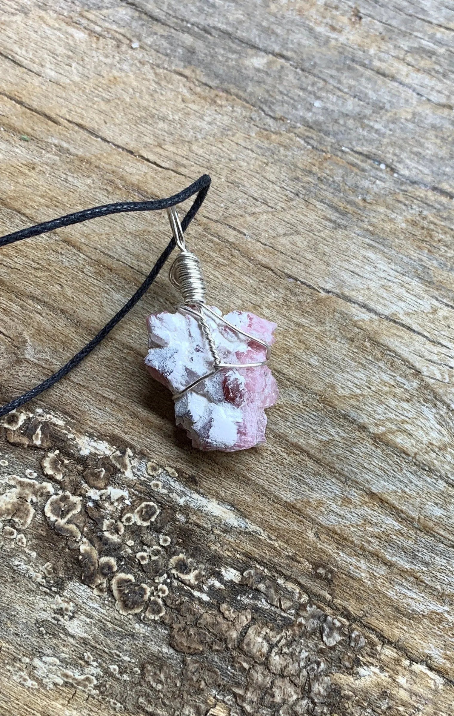Pink Tourmaline Wire Wrapped Necklace NCK-1570 Shop Wholesale Crystals