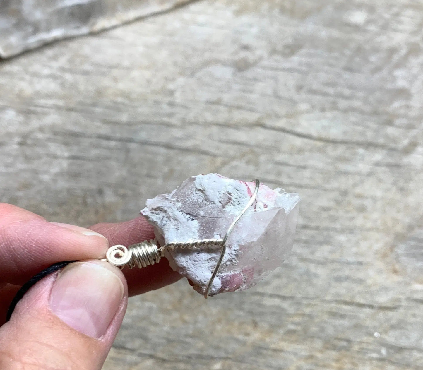 Pink Tourmaline Wire Wrapped Necklace NCK-1555 Shop Wholesale Crystals
