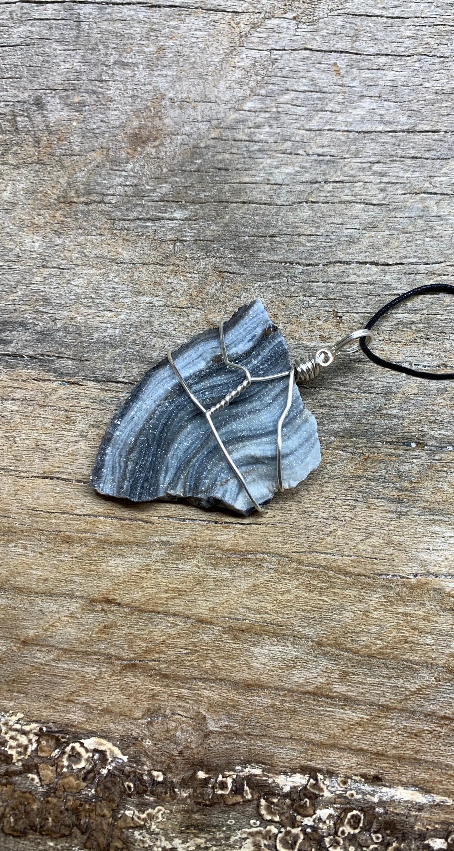 Agate Wire Wrapped Necklace NCK-1511 Shop Wholesale Crystals