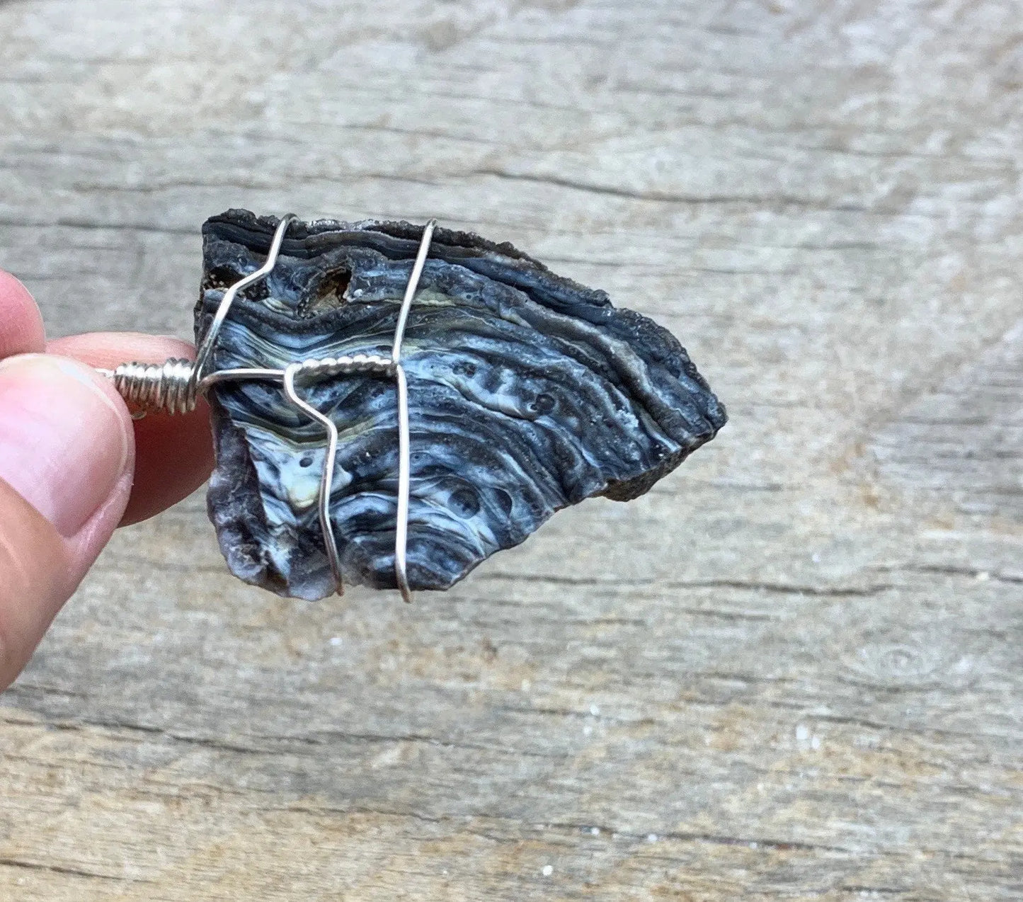 Agate Wire Wrapped Necklace NCK-1511 Shop Wholesale Crystals