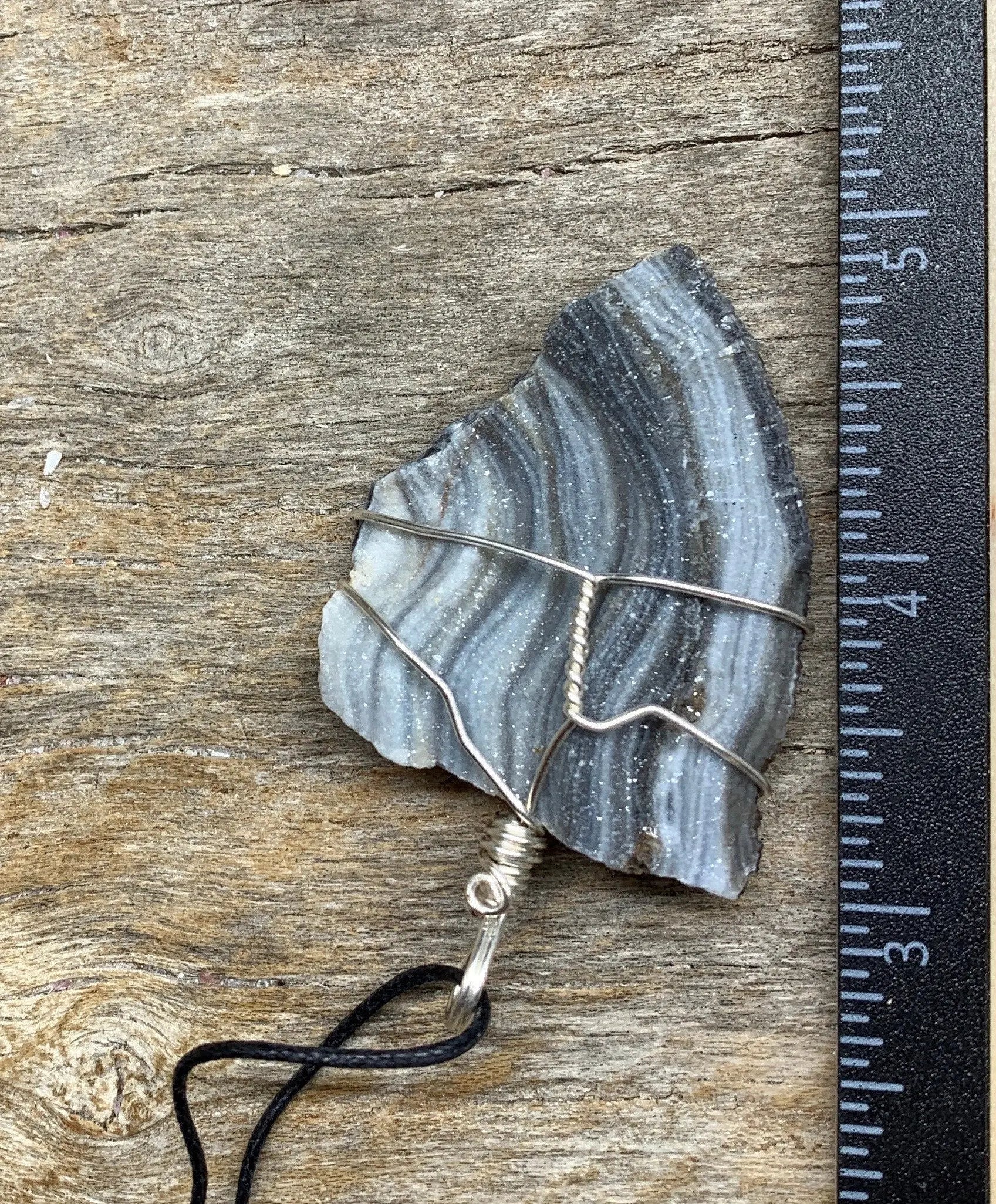 Agate Wire Wrapped Necklace NCK-1511 Shop Wholesale Crystals