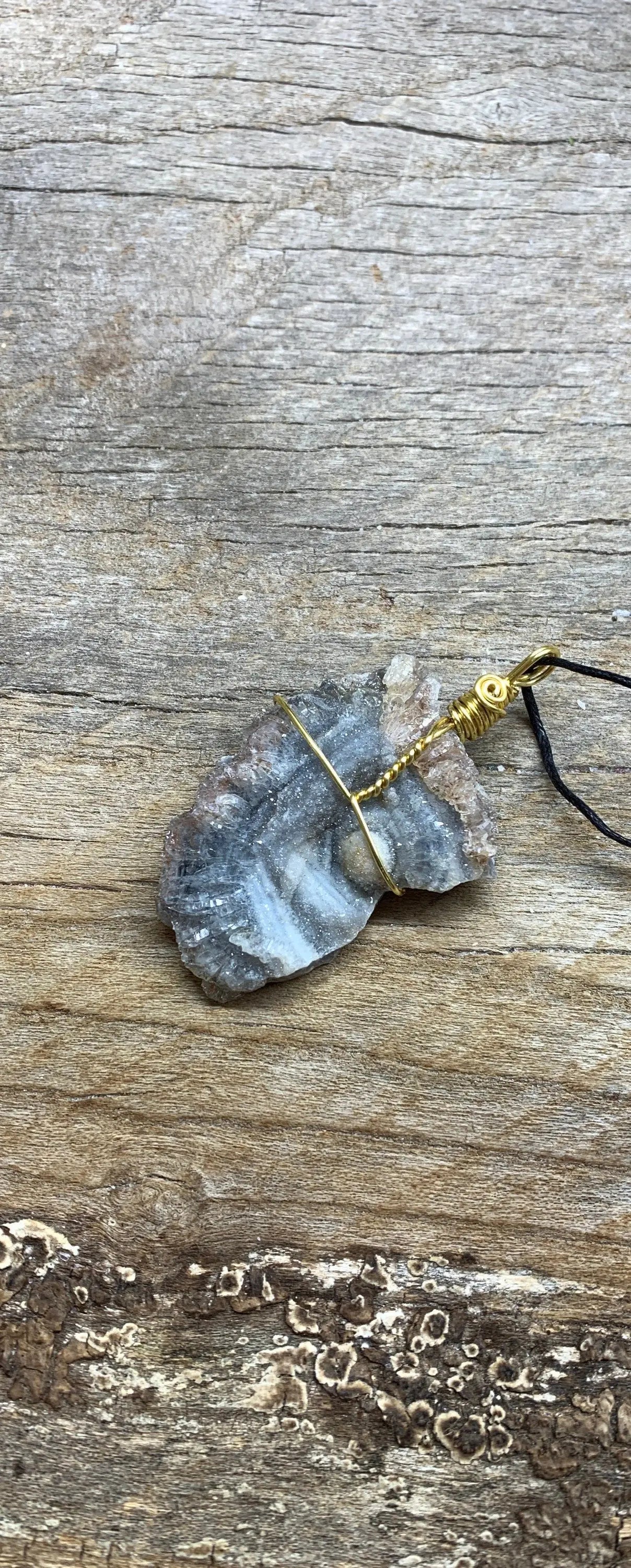 Agate Wire Wrapped Necklace NCK-1501 Shop Wholesale Crystals