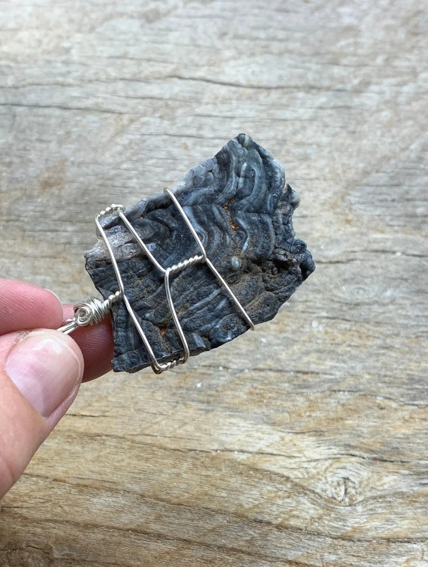 Agate Wire Wrapped Necklace NCK-1507 Shop Wholesale Crystals