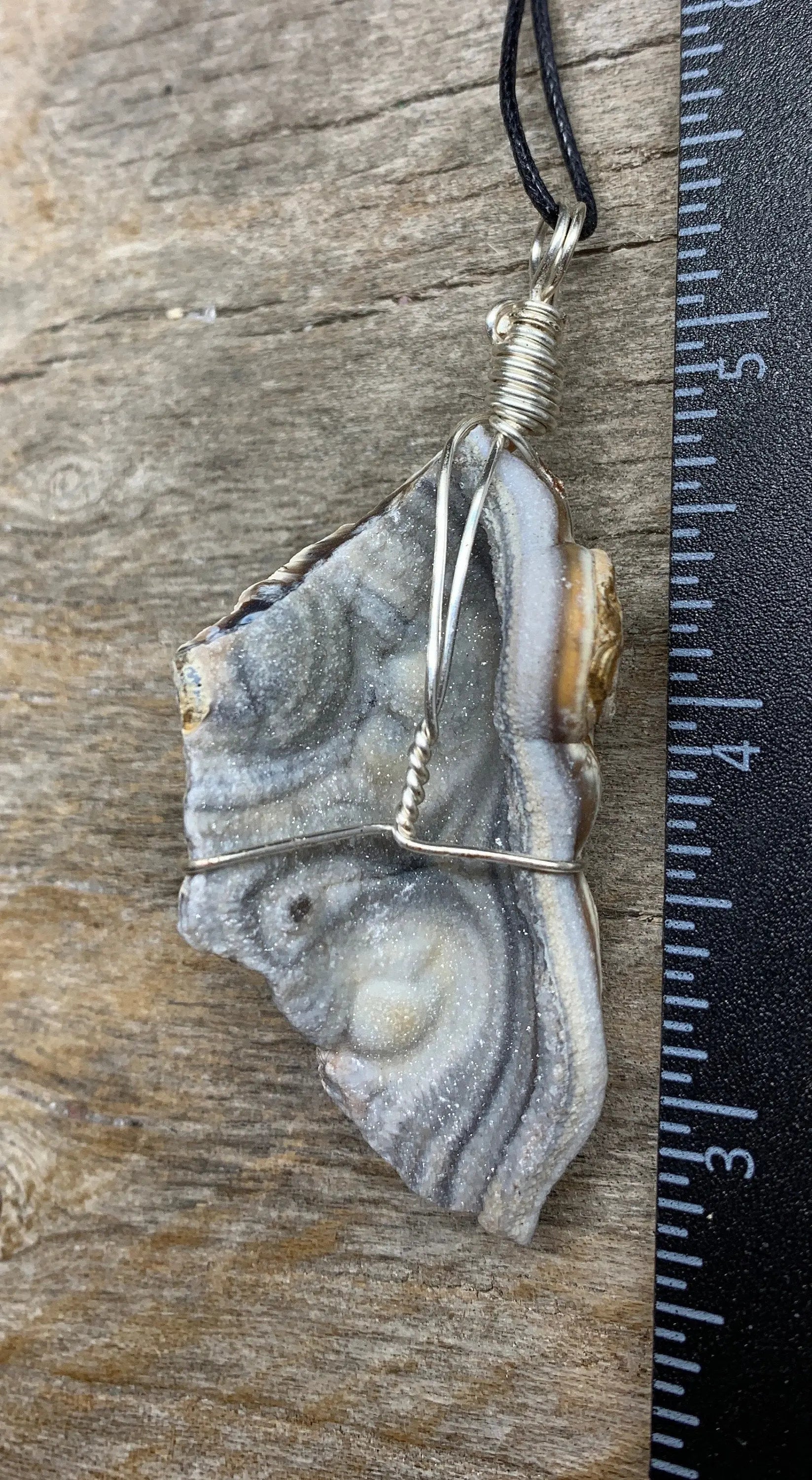 Agate Wire Wrapped Necklace NCK-1502 Shop Wholesale Crystals