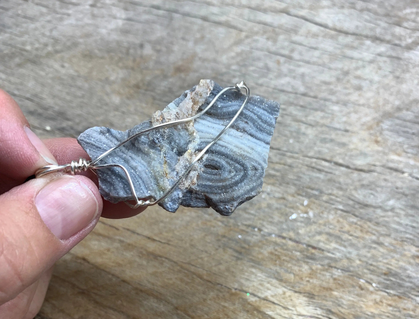 Agate Wire Wrapped Necklace NCK-1490 Shop Wholesale Crystals