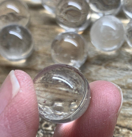 Clear Quartz Sphere 0347 (3/8”- 1/2”)