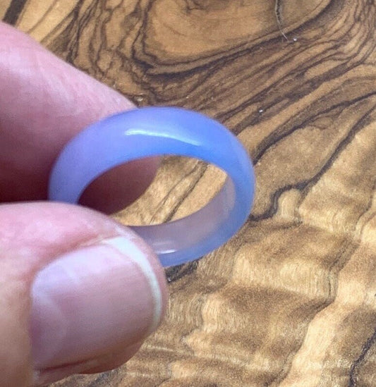 Indigo Agate Ring Size 6 RNG-0023