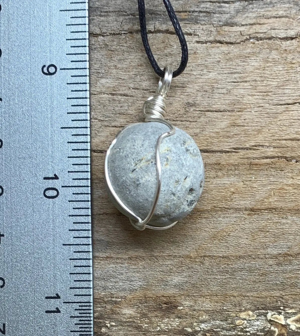 Prehnite Wire Wrapped Necklace    NCK-2305 Shop Wholesale Crystals