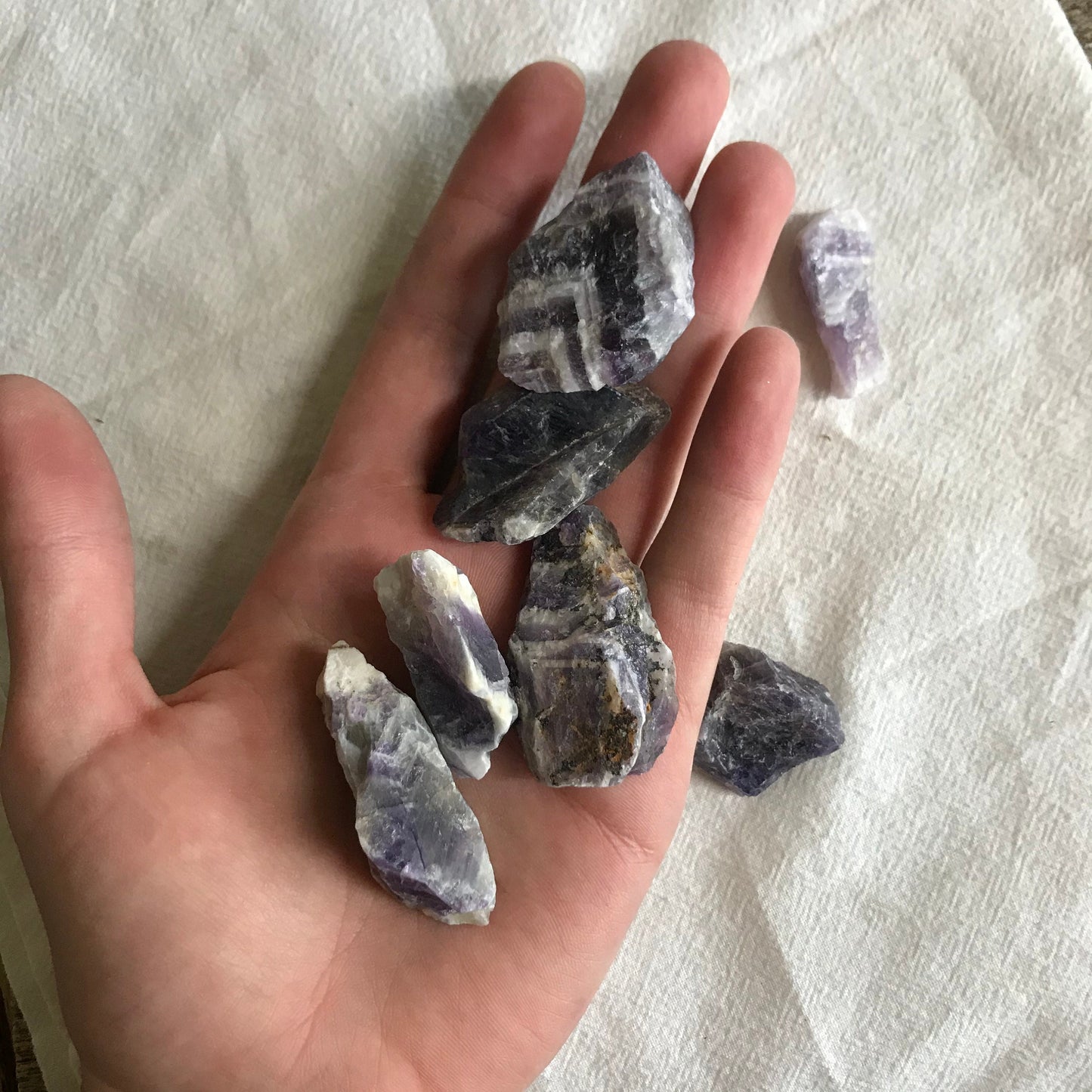 Amethyst Raw, Rough, Natural One Crystal (Approx 1"- 1 1/2"), Purple Amethyst, Supply for Crystal Grid or Wire Wrapping 0474