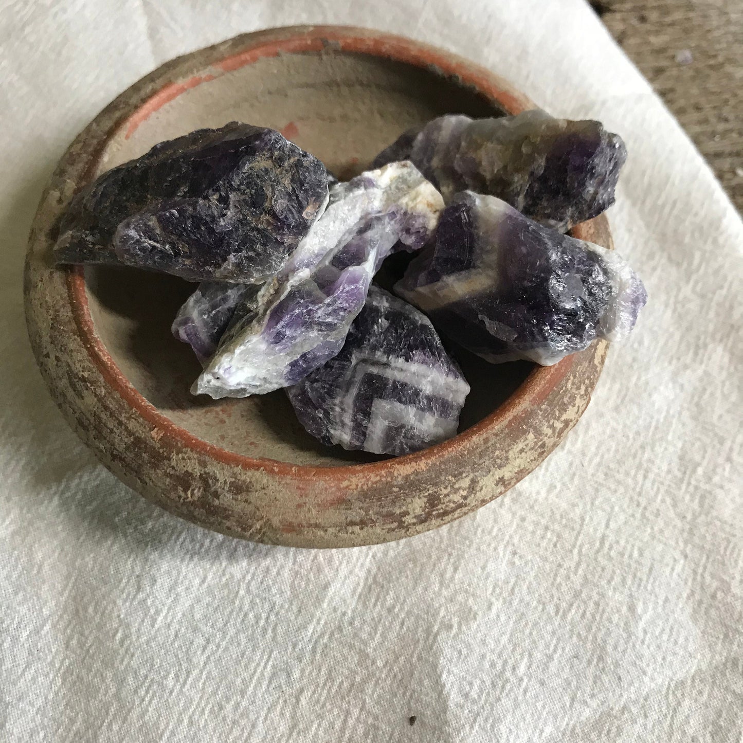 Amethyst Raw, Rough, Natural One Crystal (Approx 1"- 1 1/2"), Purple Amethyst, Supply for Crystal Grid or Wire Wrapping 0474