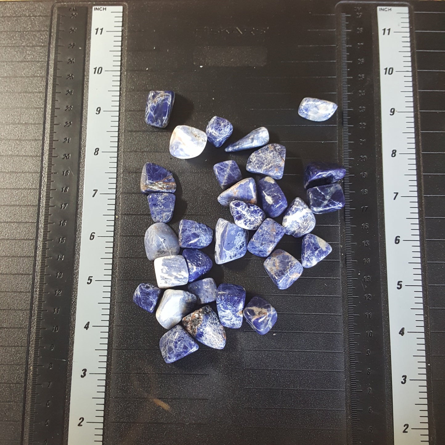 Sodalite Polished Tumbled Stone (Approx 5/8" - 3/4") for Wire Wrapping or Crystal Grid Supply BIN-1313