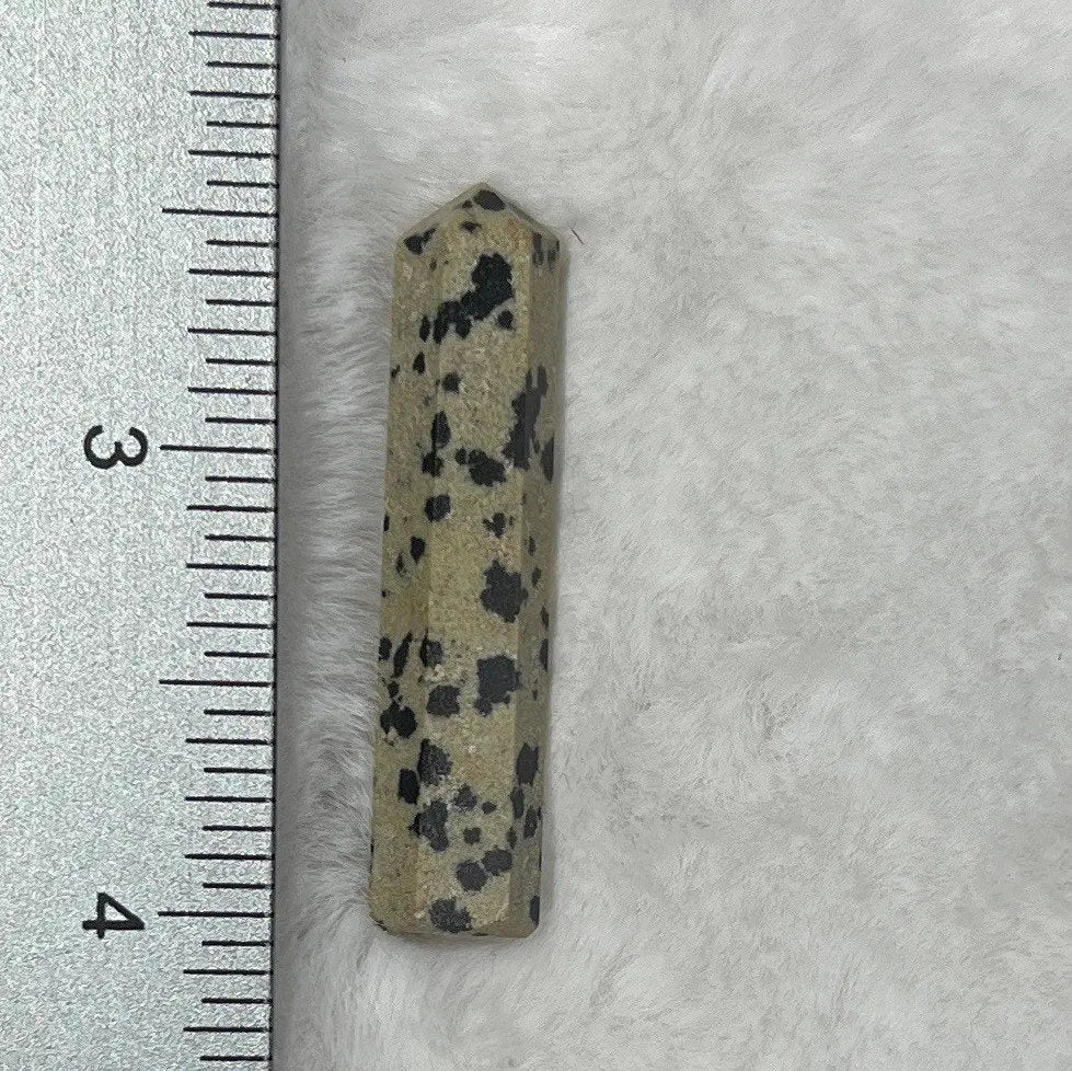 Dalmatian Jasper Obelisk 0916 (Approx. 1 5/8”) Shop Wholesale Crystals