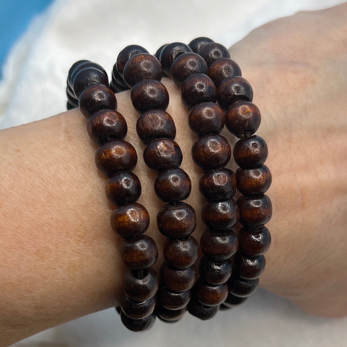 Wooden Bracelet Dark Brown 1134