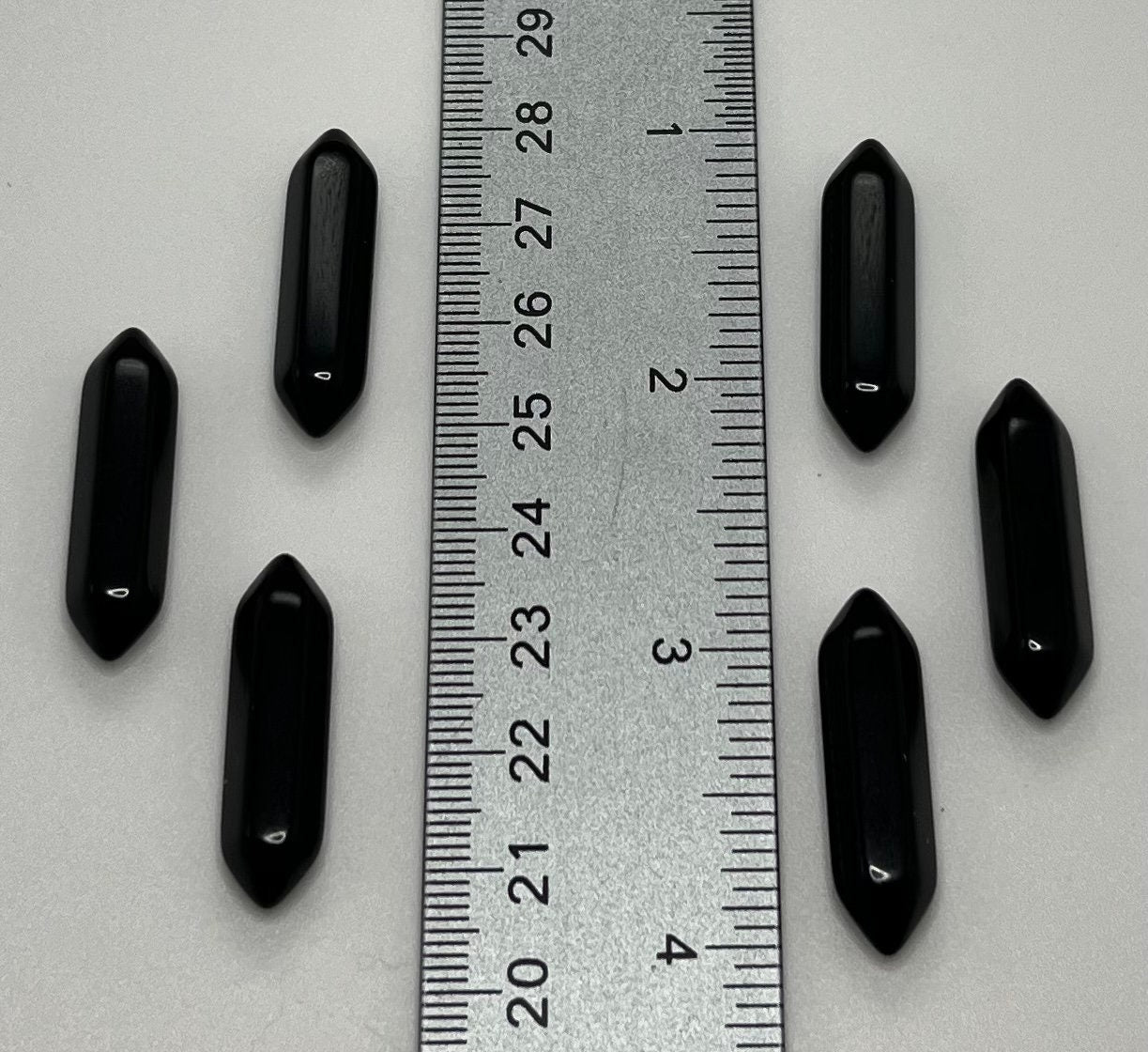 Obsidian, Double terminated, Double point, (Approx. 1 1/8”) T-0050