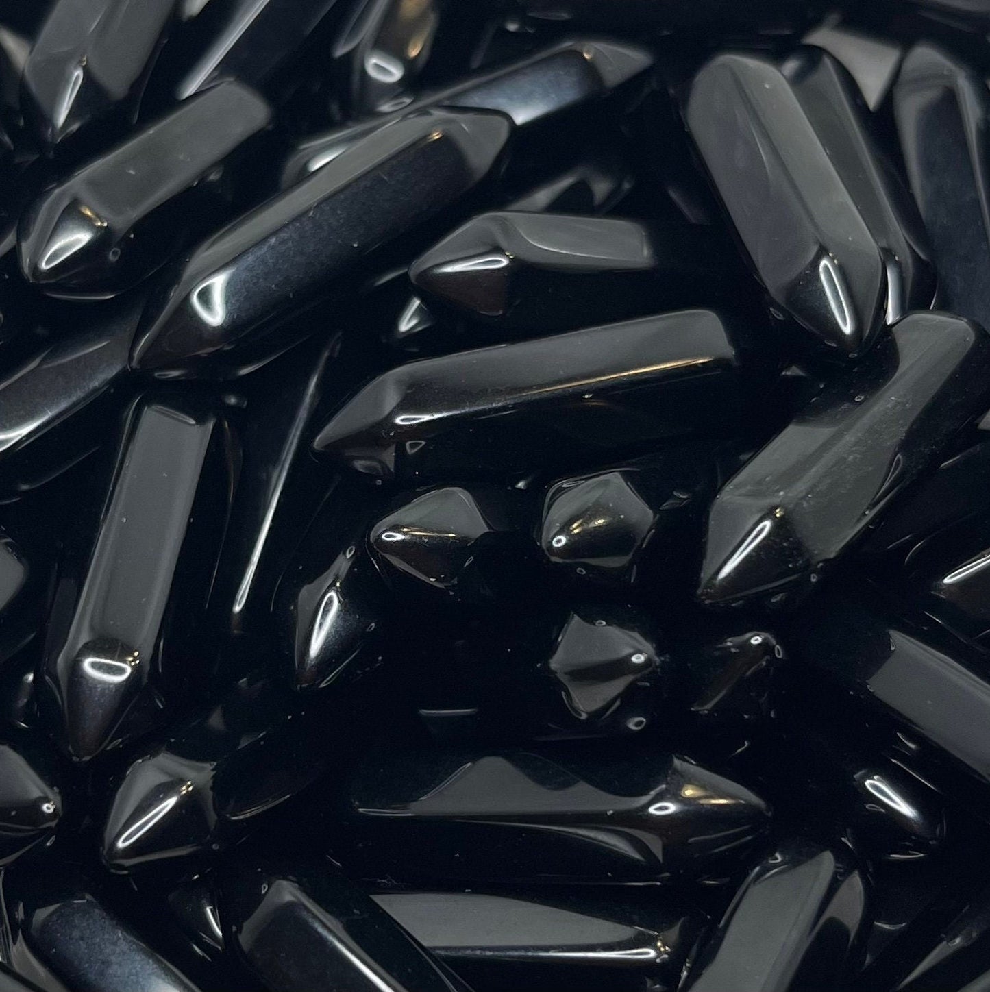 Obsidian, Double terminated, Double point, (Approx. 1 1/8”) T-0050