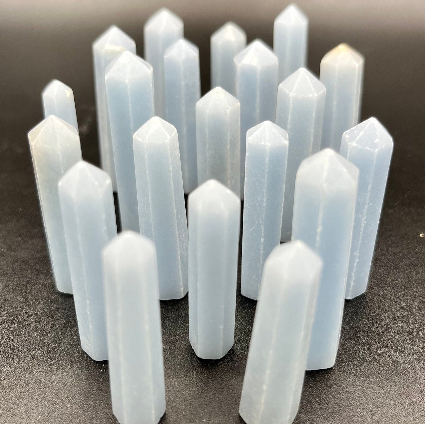 Angelite Obelisk, Small (Approx. 1 3/8” - 1 5/8”) 0866