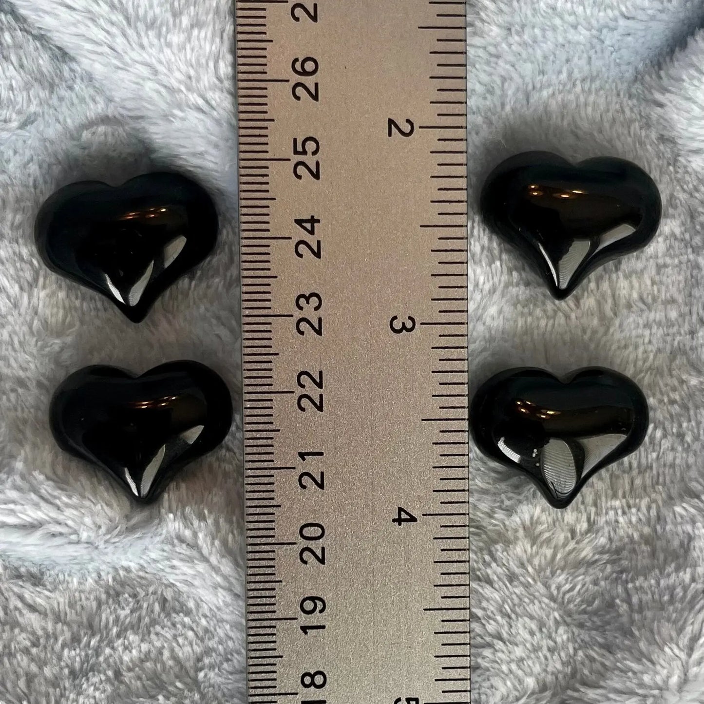 Black Onyx Puffy Heart (Approx. 3/4” x 1”) 0541-A Shop Wholesale Crystals