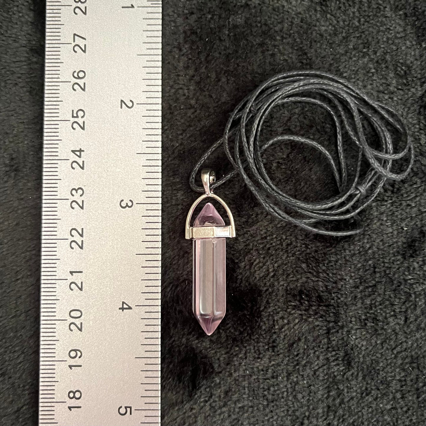 Pink Quartz Point Necklace NCK-2692