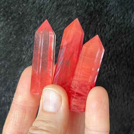 Cherry Quartz  Obelisk (Approx. 1 3/4”-2") 0882