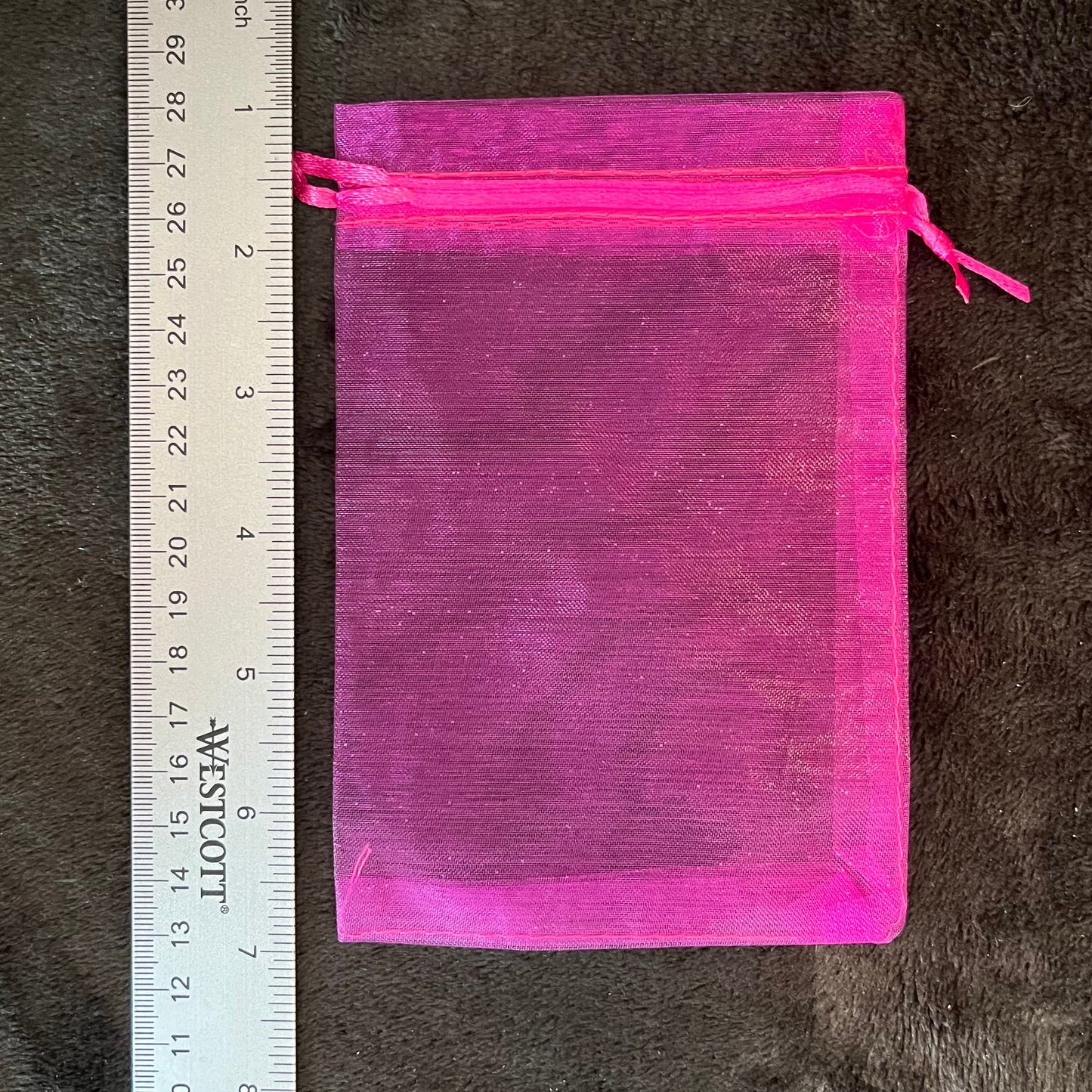 Violet Organza Bag (Approx. 4” x 6") BAG-0104