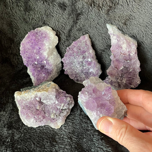 Amethyst Crystal Cluster, 1 pound lot, WC-0022