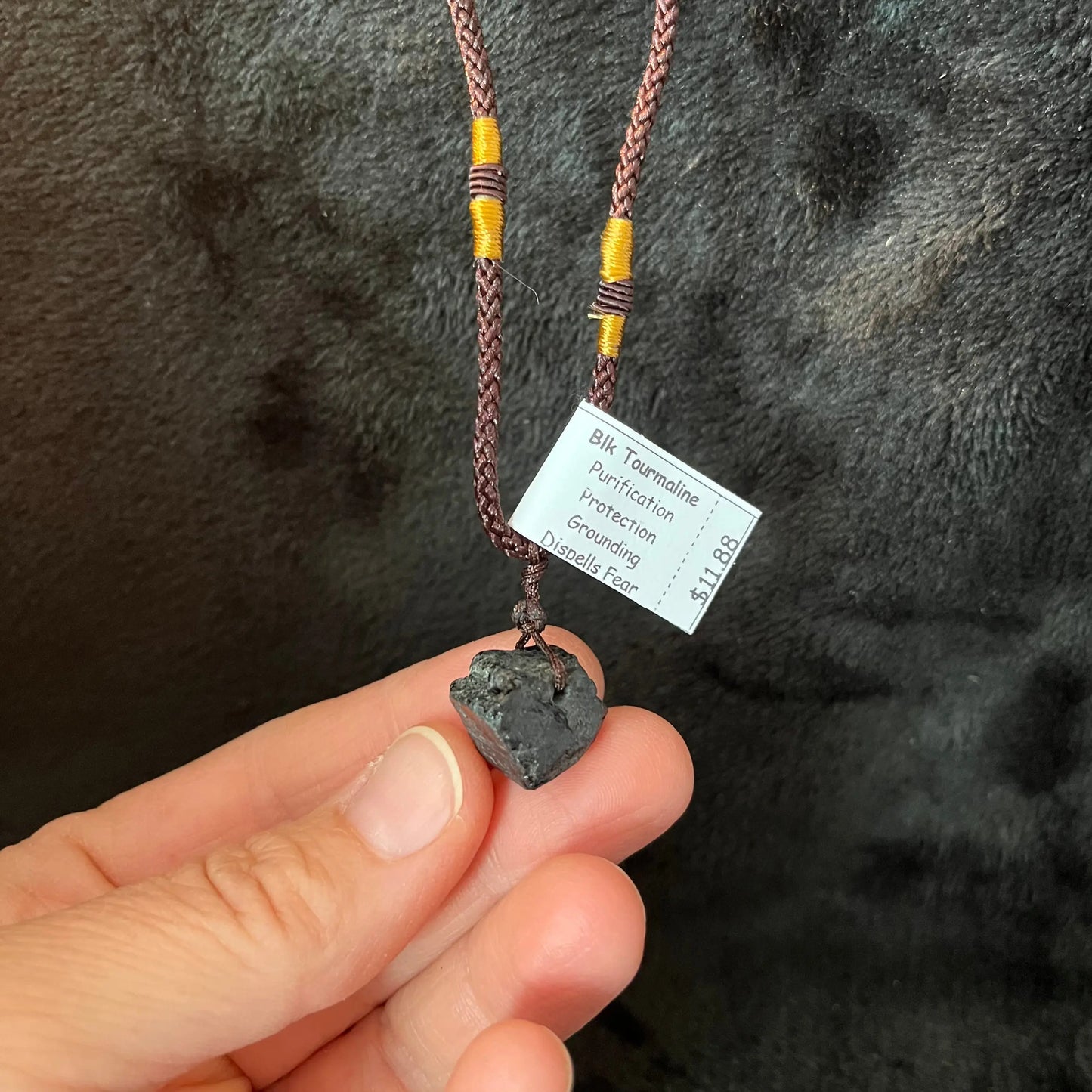 Black Tourmaline Necklace WN-0229 - Shop Wholesale Crystals