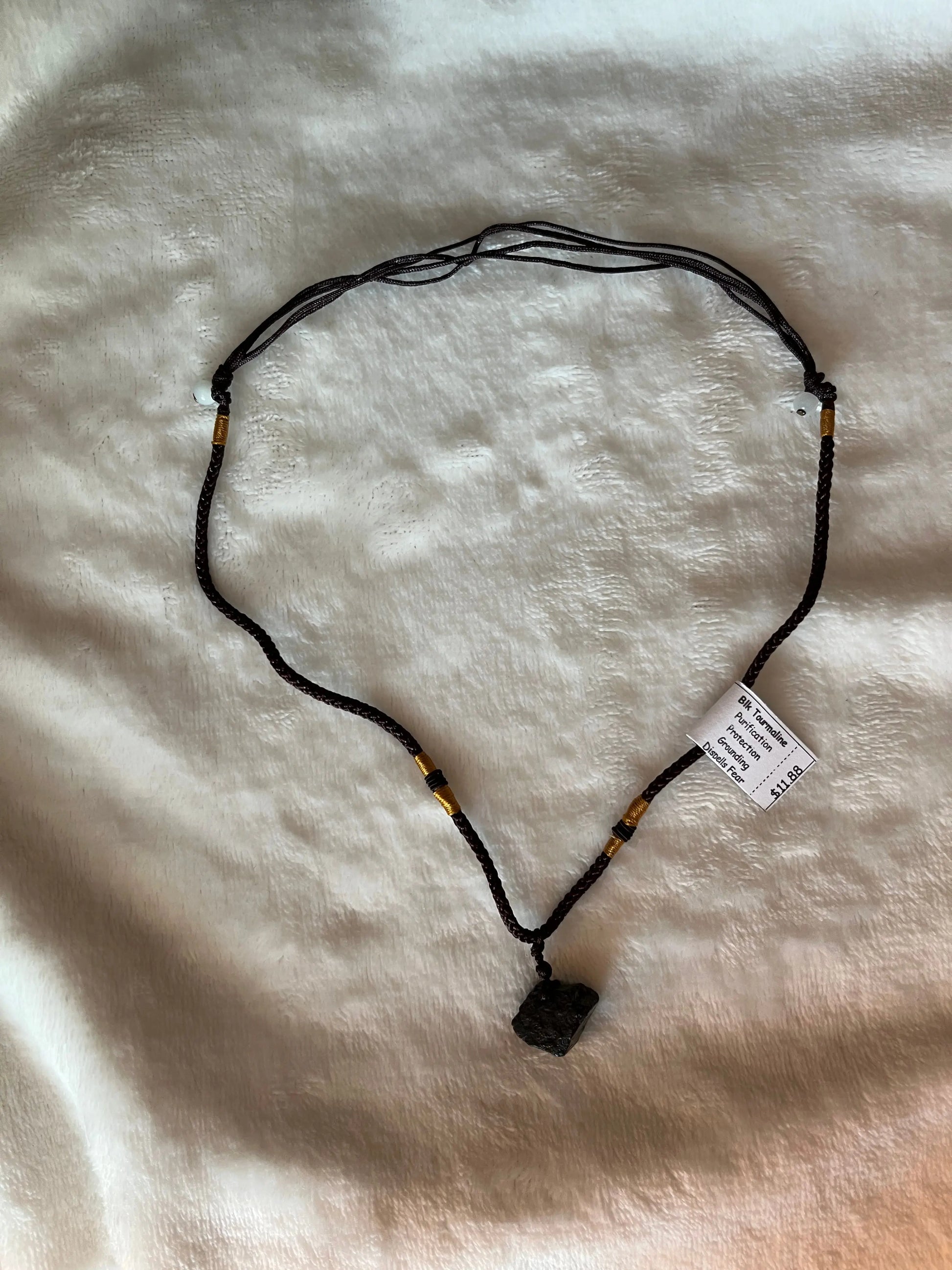 Black Tourmaline Necklace WN-0229 - Shop Wholesale Crystals