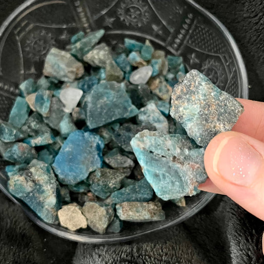 Blue Apatite Raw Chunk, 1 Pound WR-0017