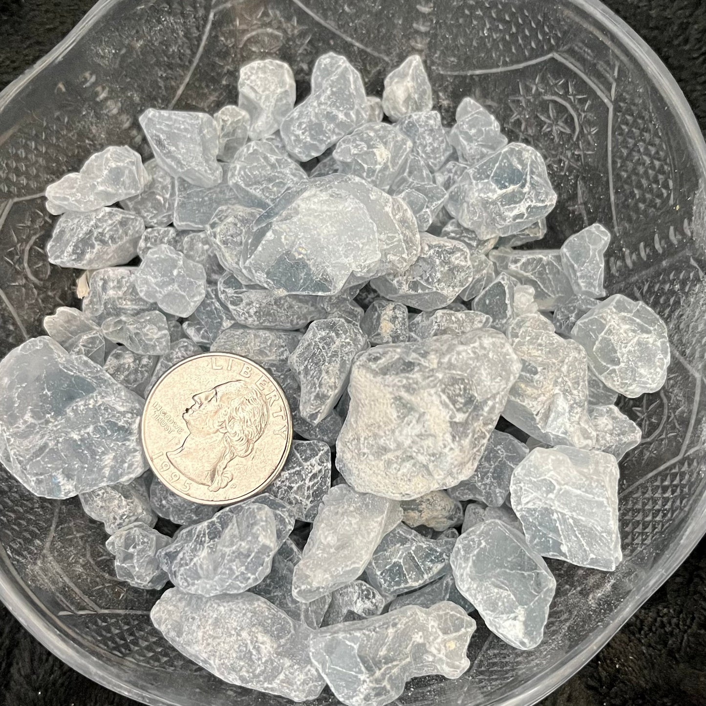 Celestite Raw Crystal Chunk, 1 Pound WR-0015